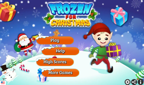 Frozen for Christmas Game Online