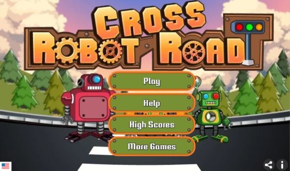 Robot Cross Road Game Online